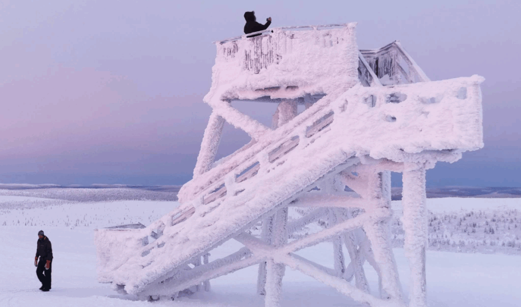 uitkijktoren in Saariselka