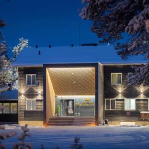 juutua hotel in inari in de winter