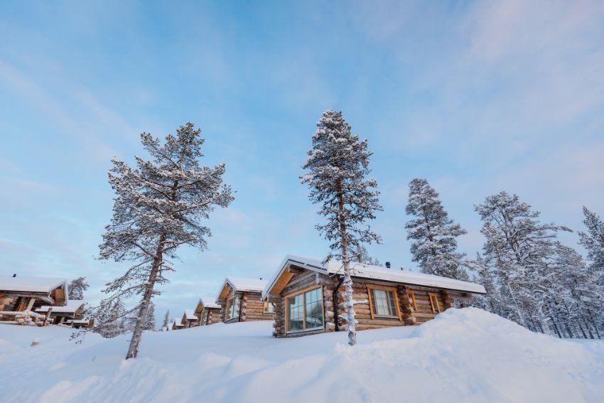 wilderness hotel muotka log cabins