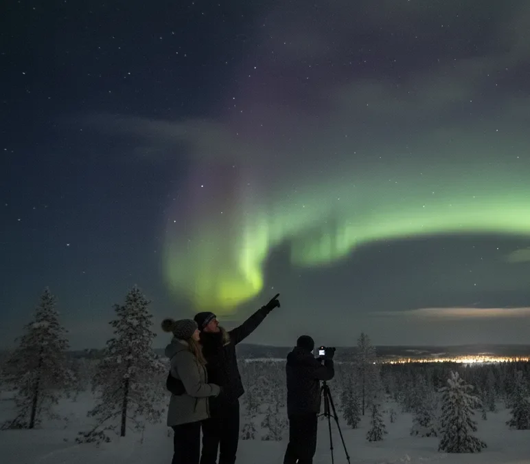 Beste maand voor noorderlicht in Lapland in 2026