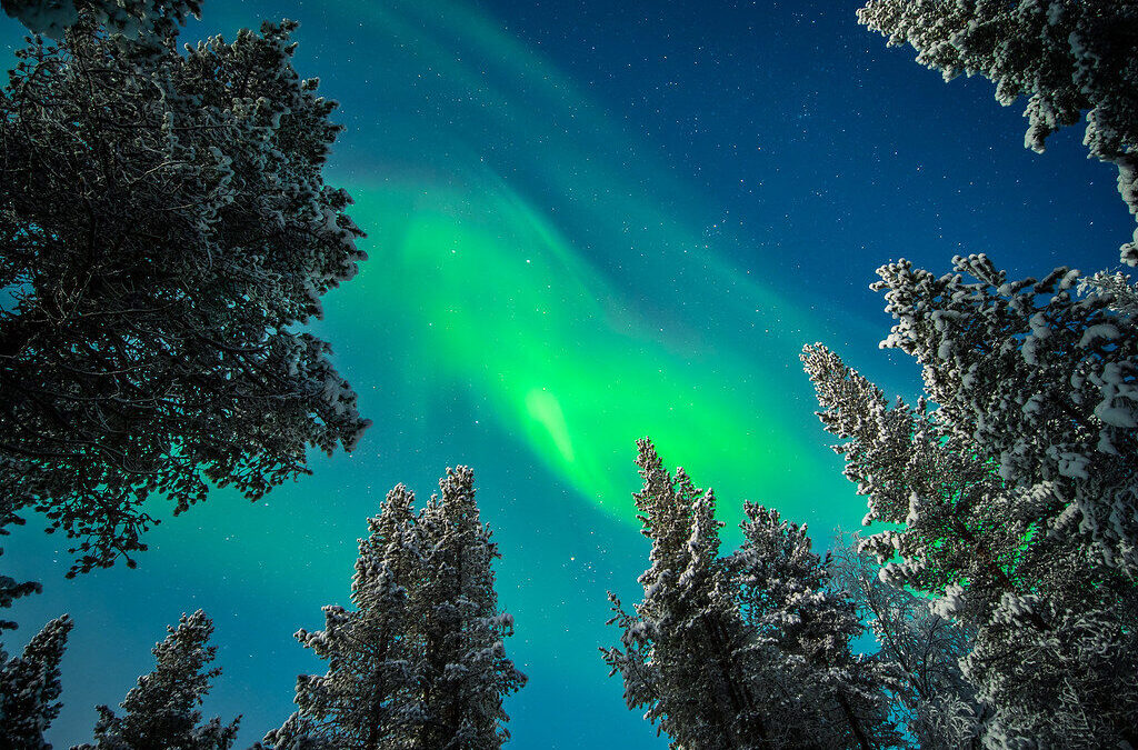 Noorderlicht spotten bij Ivalo zonder gids, handige plekken