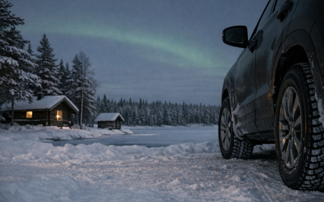 Winterbanden in Finland bij huurauto, wat is verplicht