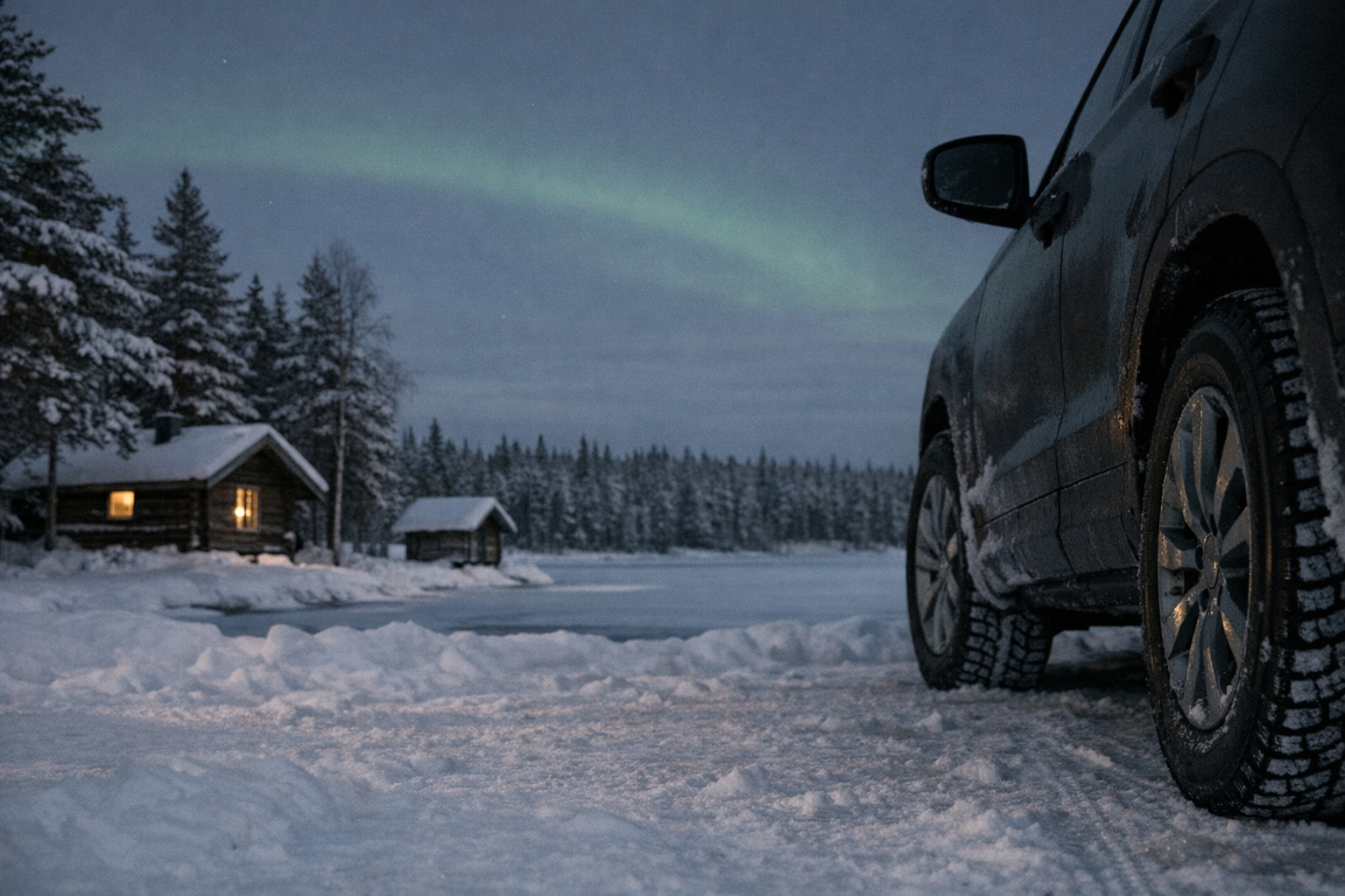 Winterbanden in Finland bij huurauto, wat is verplicht