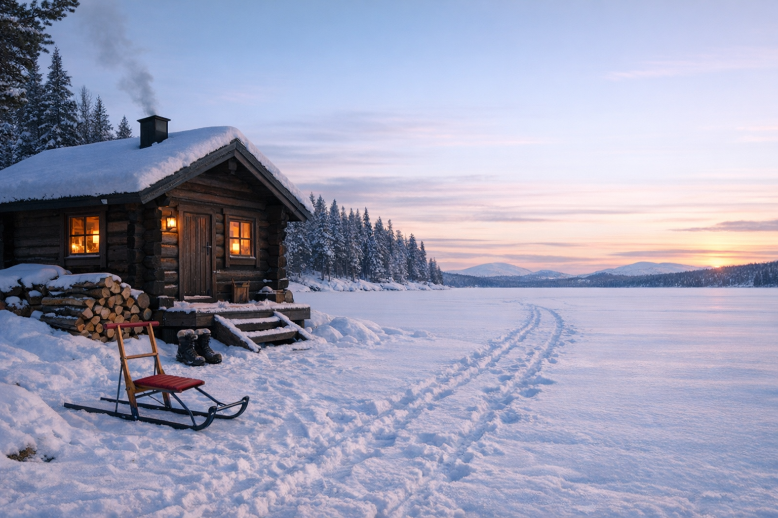 Budget voor 1 week Lapland in 2026, rekenvoorbeeld