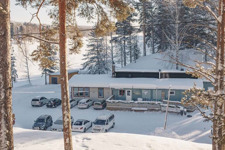 Sfeerbeeld van de winterreis Granö Beckasin Lodge