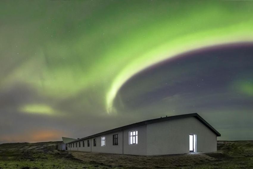 Hótel Gullfoss tijdens een winterreis