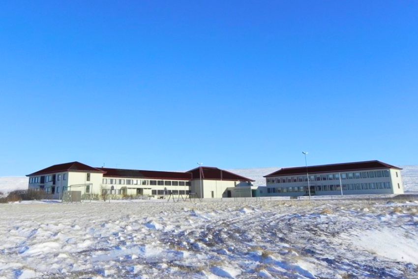 Hótel Laugarbakki tijdens een winterreis