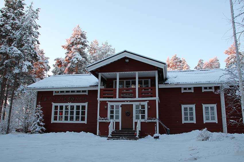 Sfeerbeeld van de winterreis Loma-Vietonen Lodge