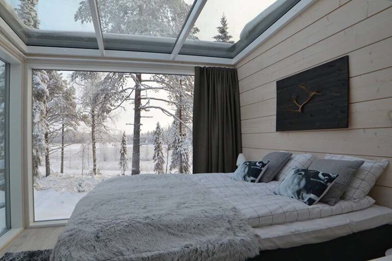 Winteractiviteit tijdens Midweek Iisakki Glass Village