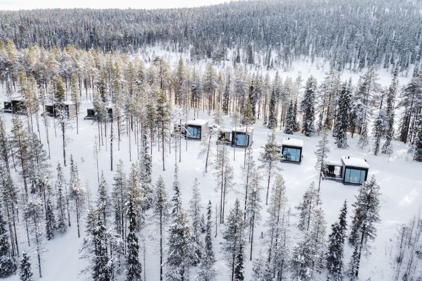 Sfeerbeeld van de winterreis Midweek Salla Wilderness Lodges