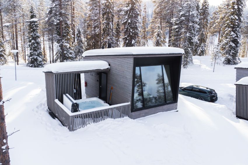 Winteractiviteit tijdens Midweek Salla Wilderness Lodges