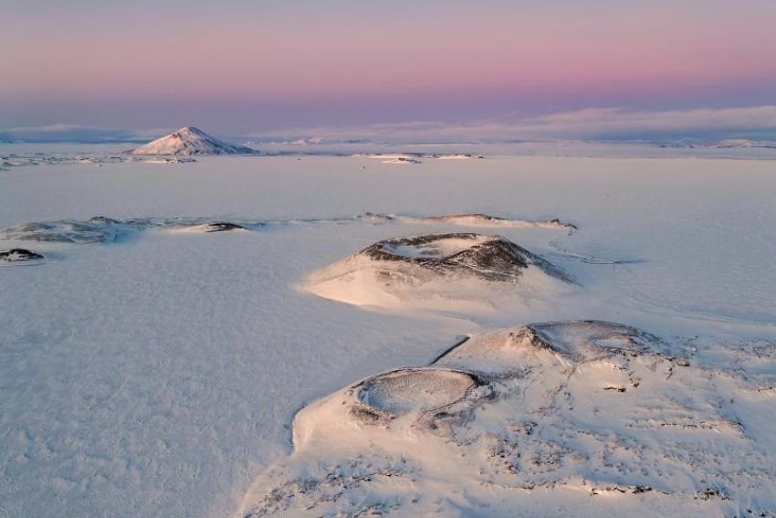 Winteractiviteit tijdens Noorderlicht in Mývatn