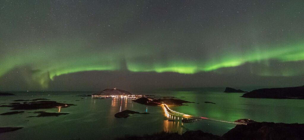 Winterlandschap tijdens Noorderlicht Tromsø en Sommarøy fly & drive