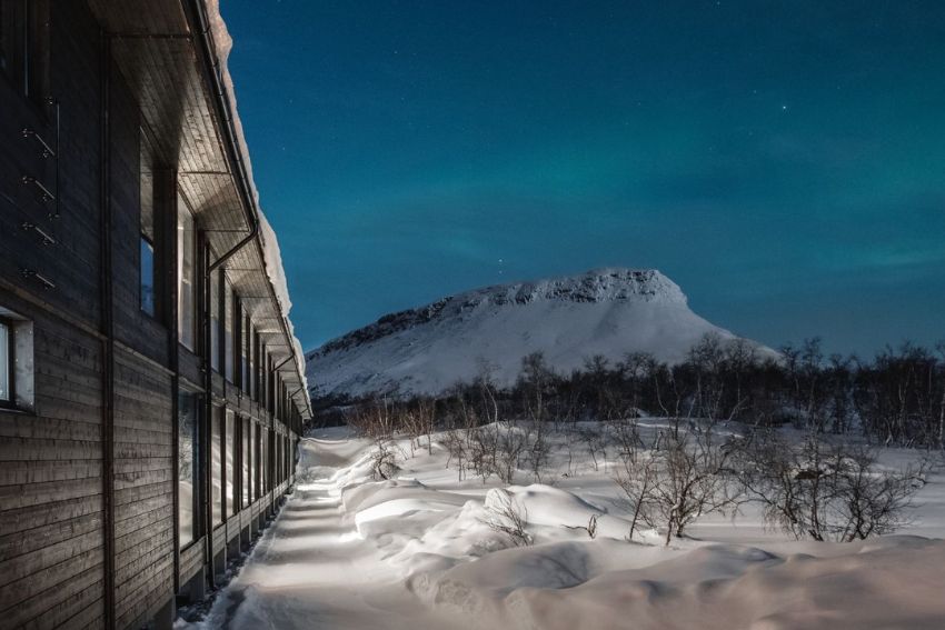 Omgeving van Noorderlichtreis Lapland en de fjorden