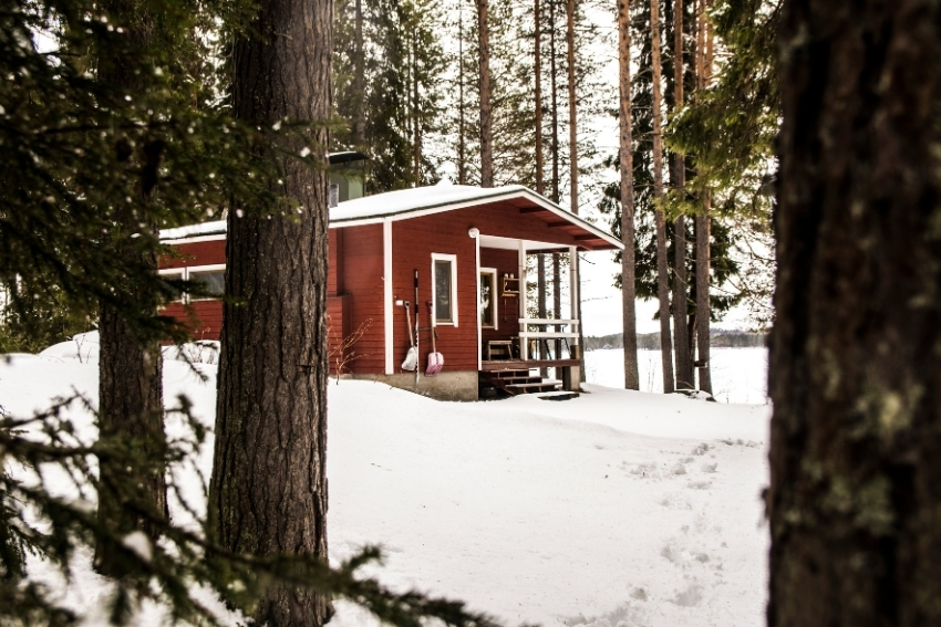 Sfeerbeeld van de winterreis Ollila Lodge