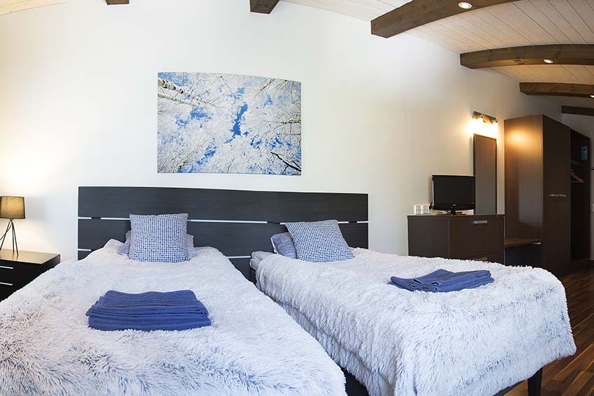 Winteractiviteit tijdens Papin Talo Lodge