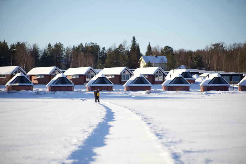 Sfeerbeeld van de winterreis Sneeuwavontuur Aanaar