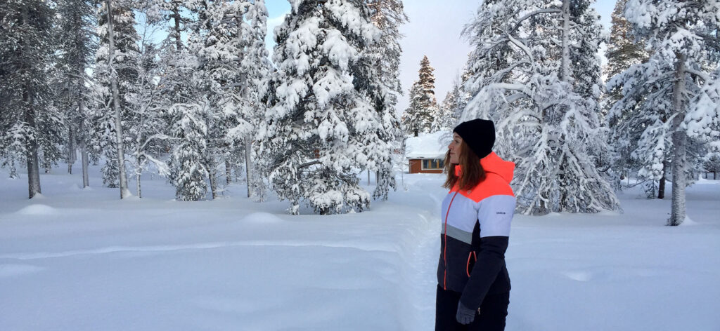 Winterlandschap tijdens Sneeuwavontuur Jeris