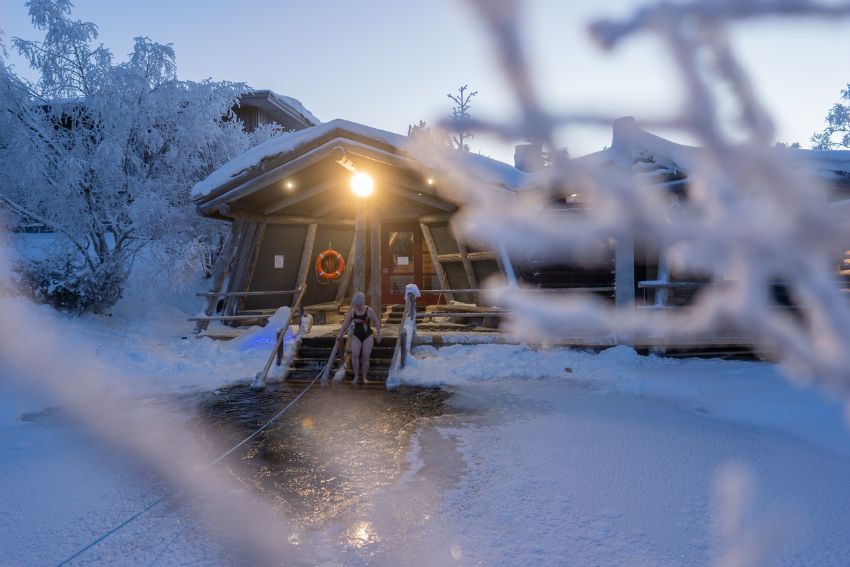 Winteractiviteit tijdens Sneeuwavontuur Kiilopää