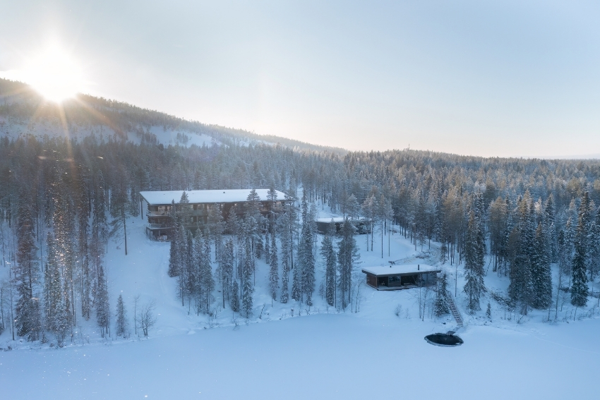 Winteractiviteit tijdens Sneeuwavontuur Pyhä