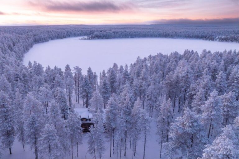 Winteractiviteit tijdens Weekend Oivanki Bungalows