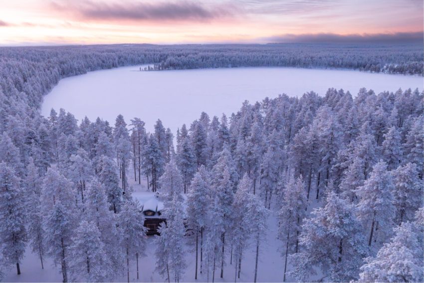 Winteractiviteit tijdens Weekend Oivanki Bungalows